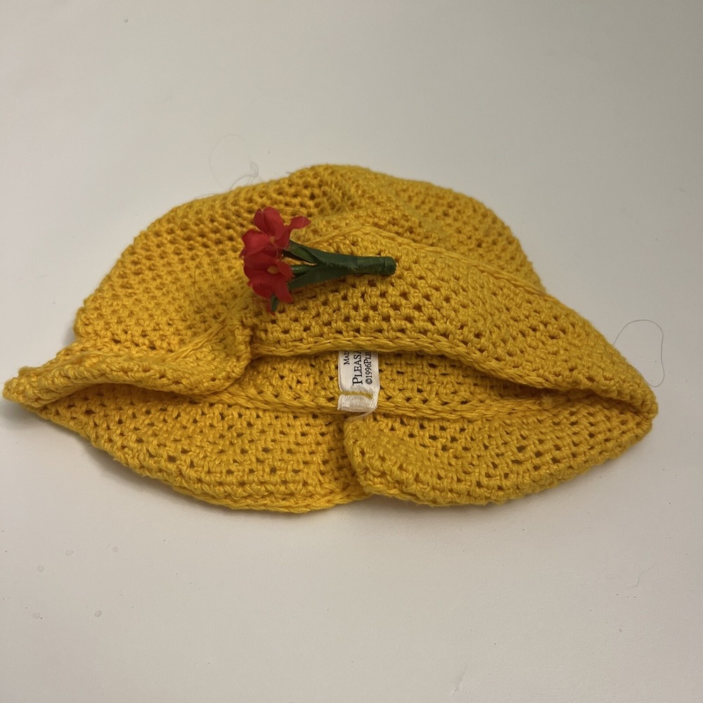 PLEASANT Co American Girl Today Culotte Set FLOPPY HAT & FLOWER PIN Vintage 1996